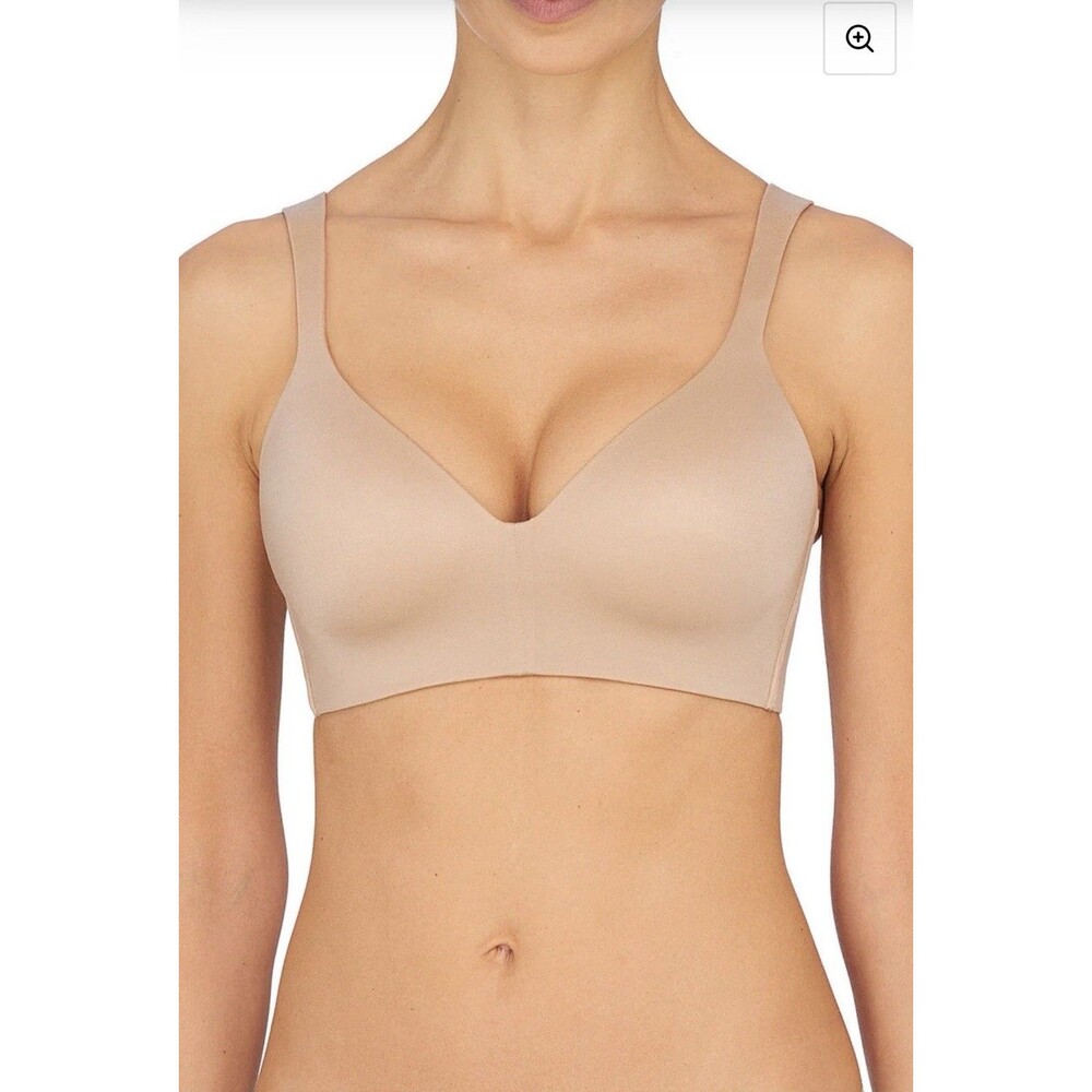 NATORI Revelation Wireless Contour T-shirt Bra Cafe Beige Women’s Size 34DD NWOT